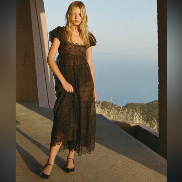 Doen Dresses & Skirts - NWT Doen Black Philomene Midi Dress